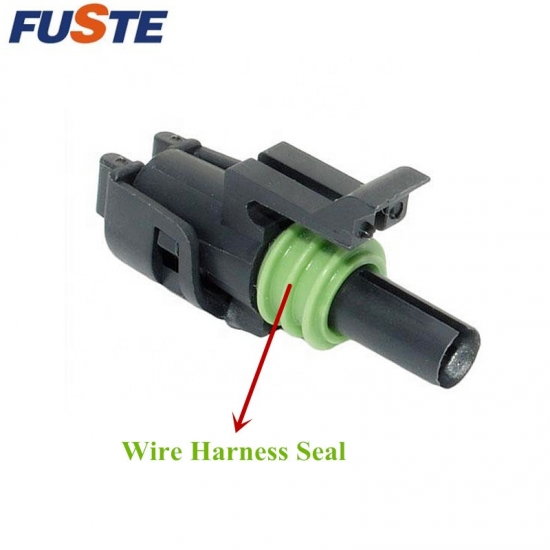 Professional Manufactuer Customize  Oval NBR/ Silicone/ Epdm/ FKM Wire Seal for Automotive Connector